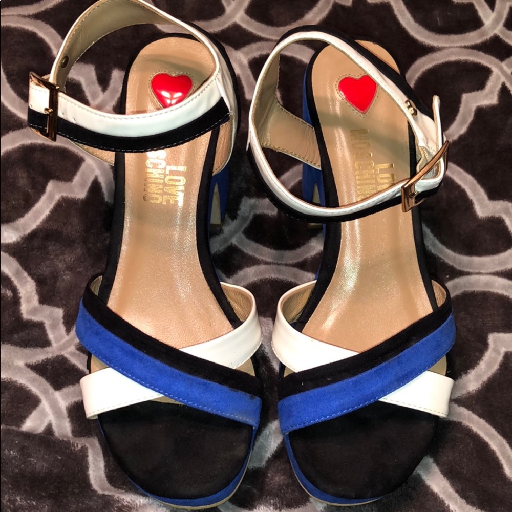 Love Moschino Block Sandals